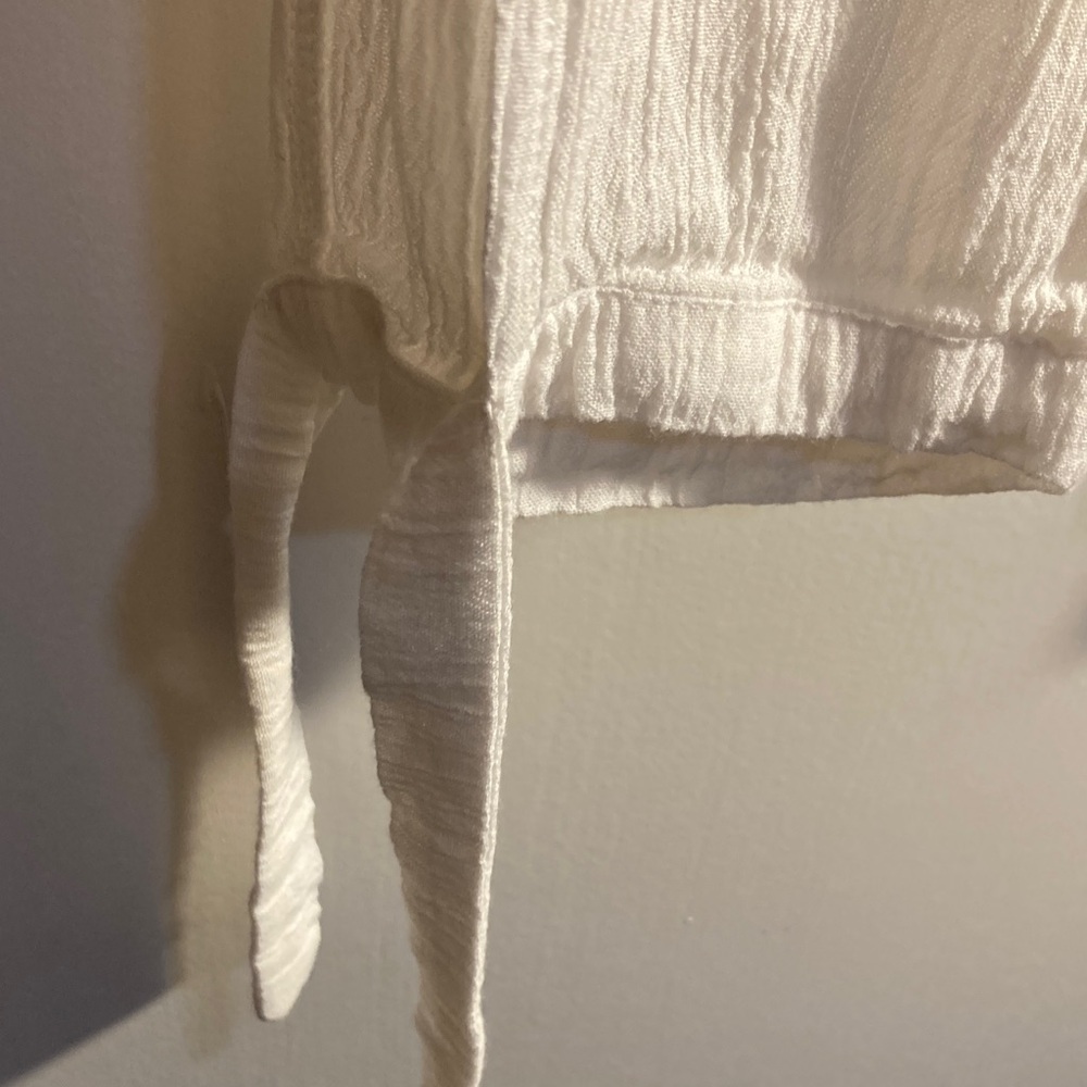 TiniBikini White Drawstring Pants - Picture 4 of 9